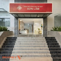 Thiết kế tiệm vàng Sơn Lâm ấn tượng